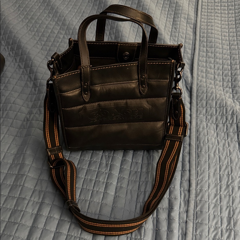 Coach leather mini tote